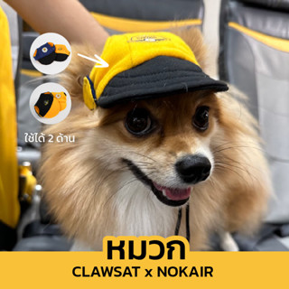 Clawset x Nok Air รุ่นลิมิเต็ด หมวกกัปตัน หมวกสัตว์เลี้ยง หมา แมว | Clawsetbkk