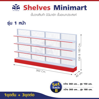ชั้นวางสินค้ามินิมาร์ท ใช้เปิดร้านซุปเปอร์มาเก็ต สวยแข็งแรงด…