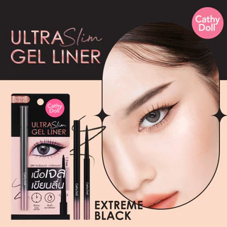 อายไลเนอร์ เคที่ดอลล์ อัลตร้า สลิม เจล ไลน์เนอร์ Cathy Doll Ultra Slim Gel Liner 2in1 0.07g.