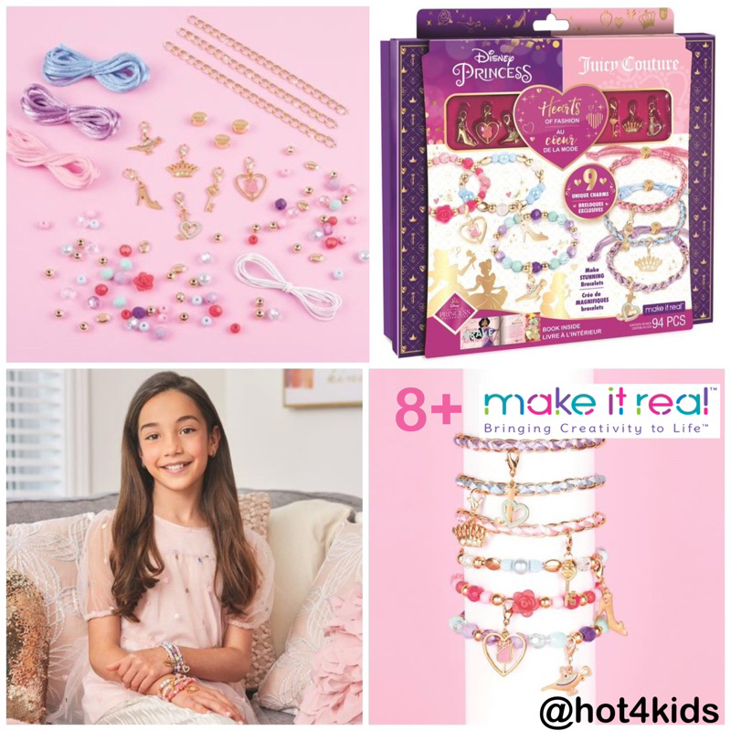 Make it real #1 D.I.Y. เซ็ททำสร้อยลูกปัด Disney Juicy Couture Princess จ่ายปลายทางได้ แท้ จาก อเมริกา