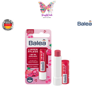 ลิปบำรุงริมฝีปาก Balea lip care i like you cherry much 4.8 g