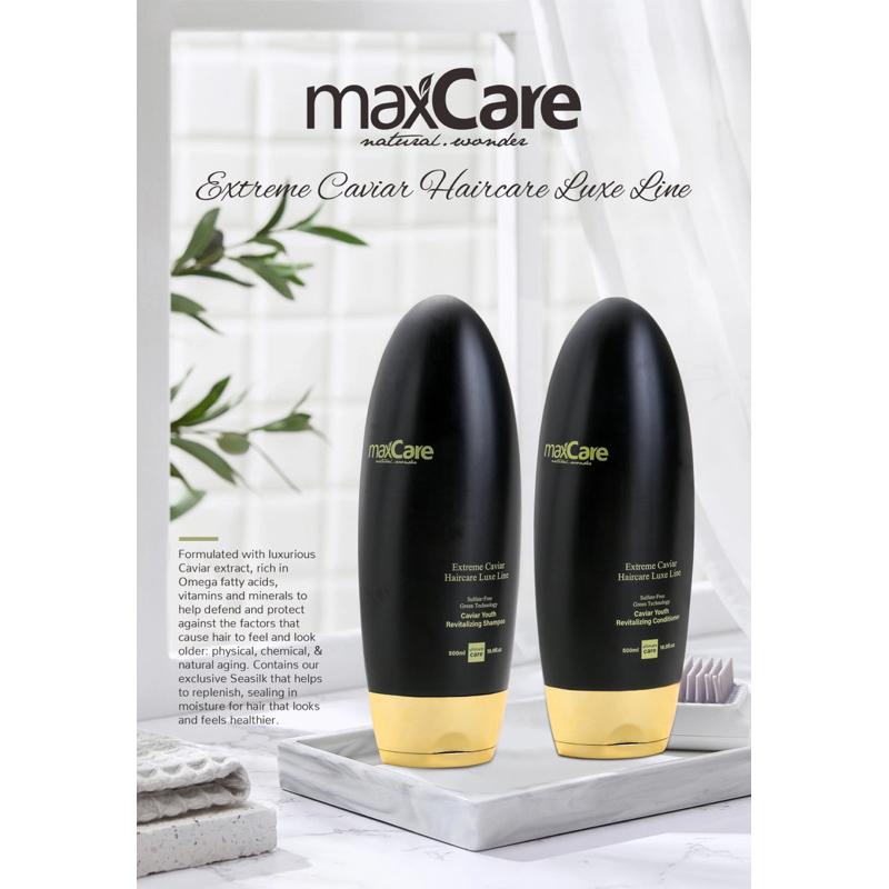 MAXCARE CAVIAR shampoo & conditioner 500ml