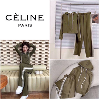 ชุดเซ็ต CELINE TRIOMPHE HOODIE