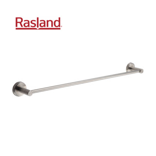 ราวแขวนผ้า ราวแขวนผ้าขนหนู ราวแขวนผ้าเช็ดตัว ราวตากผ้า ติดผนัง  RASLAND รุ่น STEEL ROUND RS KR2024 ยาว 80 ซม.