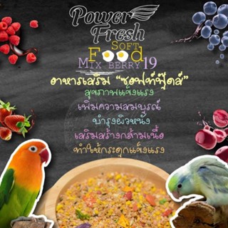 📣 📣POWER FRESH SOFT FOOD สูตร Mix Berry19 อาหารไข่🍒🍓