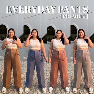 (A11) EVERYDAY PANTS [PREMIUM] กางเกงสาวอวบ เก็บพุงเอวสูง รุ่นพรีเมี่ยม