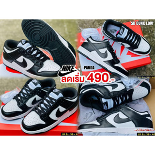 Nlke SB Dunk low white black ของแท้100% รองเท้าผ้าใบ รองเท้าวิ่ง รองเท้าแฟชั่นผช-ผญ G25A022