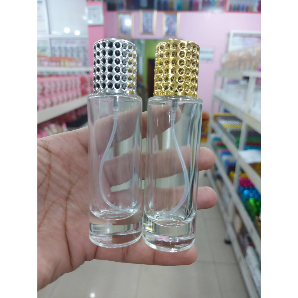 ขวดน้ำหอมเชอร์รีน 30 ml. ขวดสเปรย์แก้วเปล่า สำหรับใส่น้ำหอม {{ พร้อมส่ง }} 🚚🚚 - Bualuang Perfume