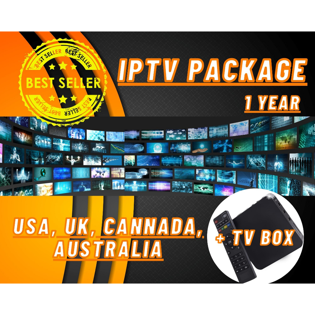 IPTV Package 1 Year With Android TV box , USA , UK GROUP, TV ONLINE, live Sport events, latest movies, news and more+