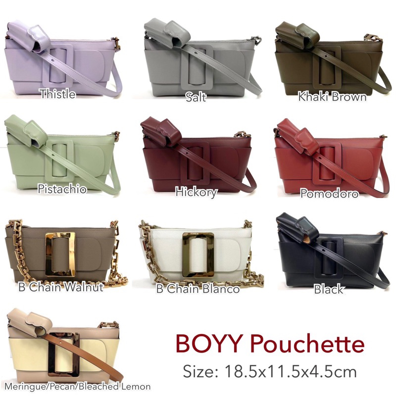 Boyy Bag Pouchette All Colours ❌ รบกวนทักมาสอบถามก่อนกดสั่งซื้อ ❌