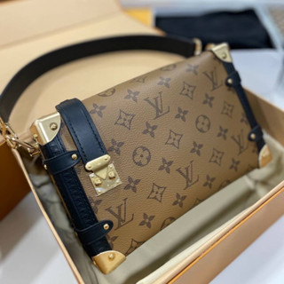 กระเป๋า LOUIS VUITTON SIDE  SOFT TRUNK BAG SPECIAL COLLECTION RARE ITEM  งาน Vip หนังแท้💛