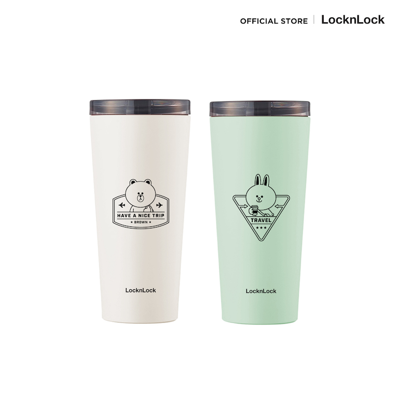 LocknLock กระบอกน้ำเก็บอุณหภูมิ LINE Friends Clip Tumbler รุ่น ...