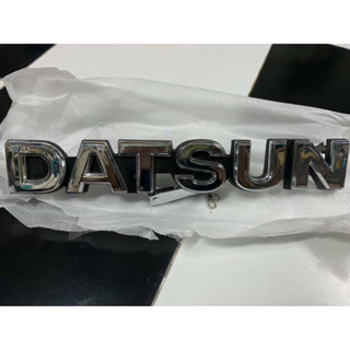 โลโก้กระจังหน้า ดัทสัน นิสสัน 720 โลโก้ใหญ่ เก็บเก่า Datsun 720 Pickup FRONT GRILLE EMBLEM BADGE NOS