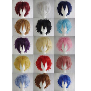 วิกผมสีดำเกาหลีคอสเพย์ พร้อมส่ง