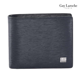 Guy Laroche กระเป๋าสตางค์พับสั้น มีลิ้นกลาง รุ่น MGW0083 - สีดำ