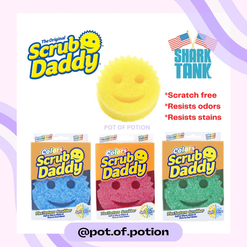 พร้อมส่ง Scrub Daddy — รุ่น Scrub Daddy / ฟองน้ำล้างจาน