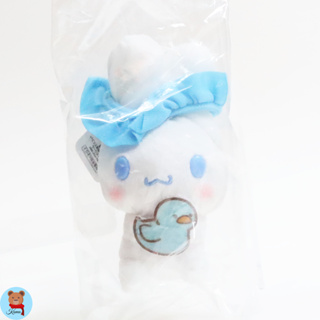 แบบที่55 Tiny Cinnamoroll mini plush Doll holding little duck Sanrio🇯🇵 ตุ๊กตาชินนาม่อนโรล ถือเป็ด