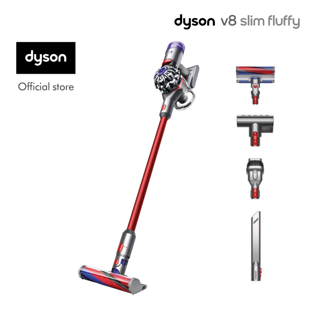 Dyson V8 Slim ™️ Fluffy Cordless Vacuum Cleaner เครื่องดูดฝุ่นไร้สาย ไดสัน