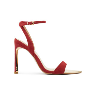 SHU X VATANIKA CELEB HEELS 4" SCARLET RED SUEDE รองเท้าส้นสูง