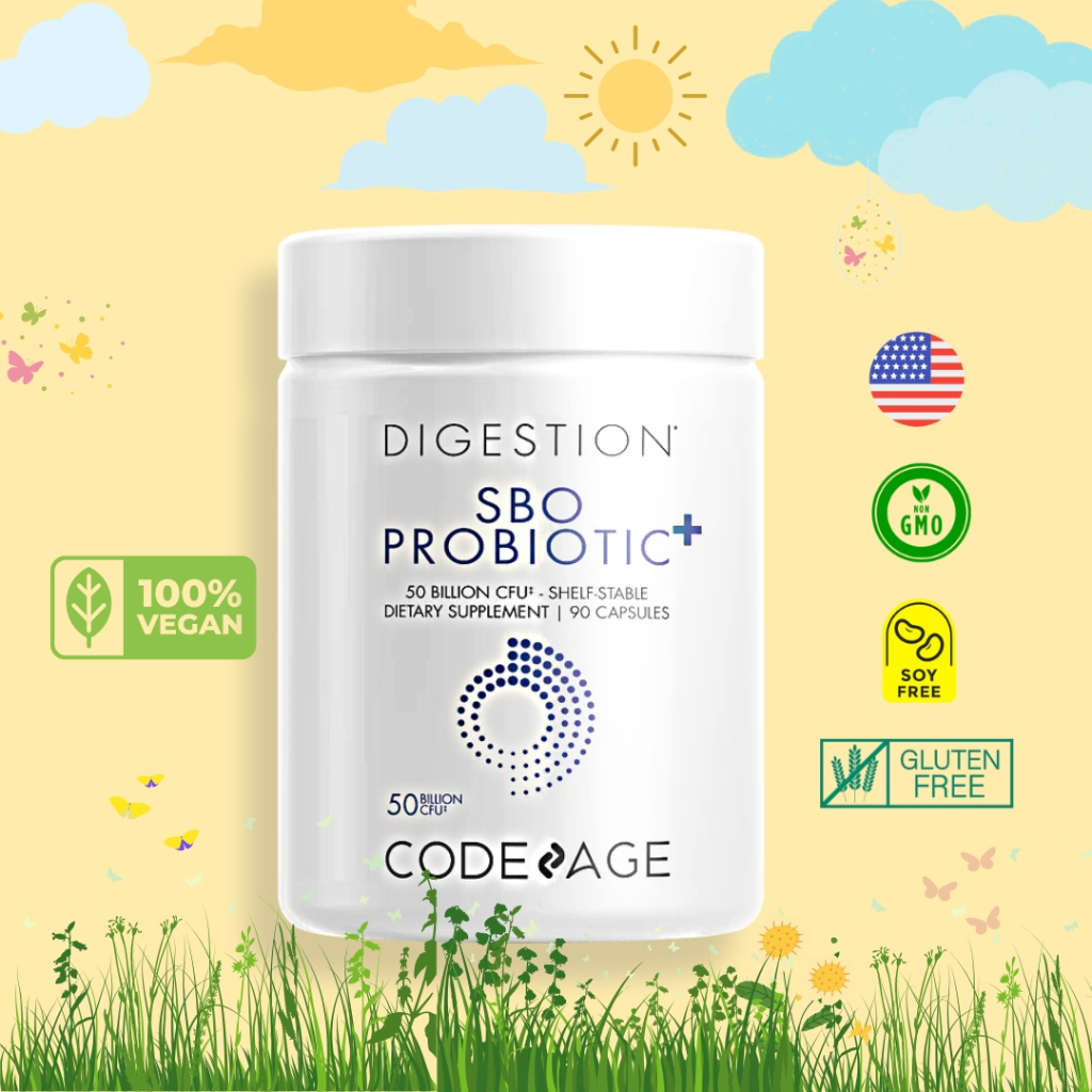 CODEAGE SBO Probiotic + 50 Billion CFUs - 90 Capsules | Shopee Thailand