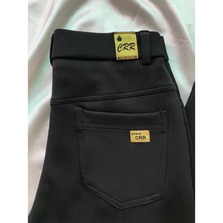 ⚡️S-3XL⚡️กางเกงใส่ทำงานผ้าวอร์มเกาหลี ผ้าหนา ✨ป้ายทองCRR✨