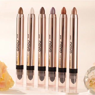 Novo Lying Silkworm Eyeshadow Pen โนโว อายแชโดว์ แบบแท่ง เม็ดสีแน่น ติดทน