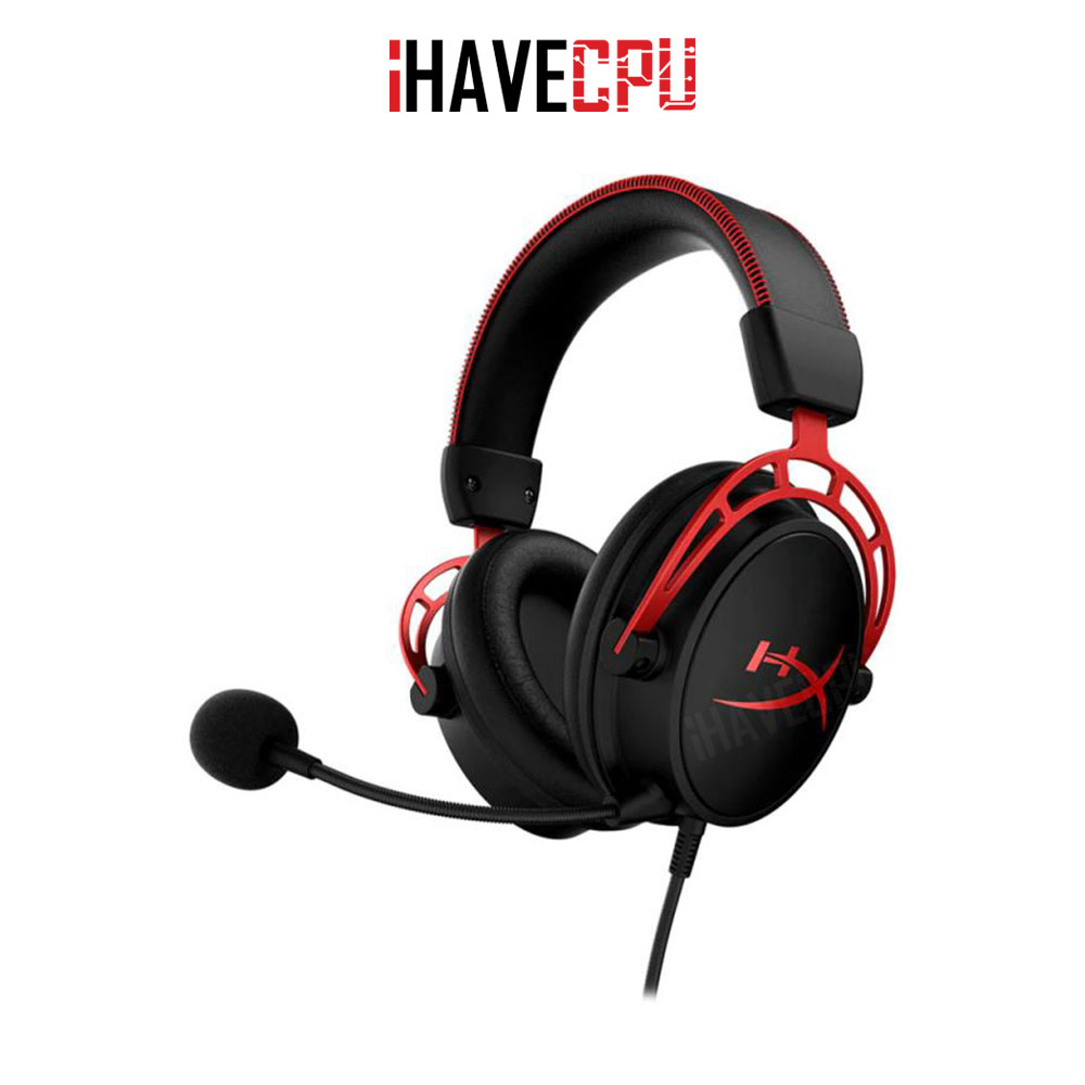 iHAVECPU HEADSET (หูฟัง) HyperX CLOUD ALPHA RED (4P5L1AB#UUF)