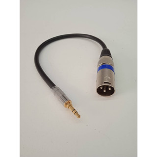 แจ็ค 3.5mmto XLR（M ยาว 15 เซนติเมตร สายต่อมือถือกับเครื่องเสียง ทองแดงแท้สัญญานเต็ม สายหนานิ่มเส้นใหญ่ สัญญานดีแข็งแรงทน