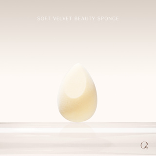 QOO Soft Velvet Beauty Sponge ฟองน้ำแต่งหน้า ผิวกำมะหยี่ เนียนนุ่ม