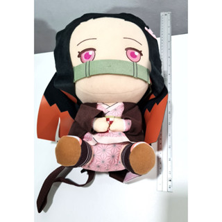 [ลิขสิทธิแท้]ตุ๊กตา สะพายหลังได้ ลายอนิเมะ  เนะซึโกะ Nezuko จากเรื่อง ดาบพิฆาตอสูร Demon Slayer: Kimetsu no Yaiba