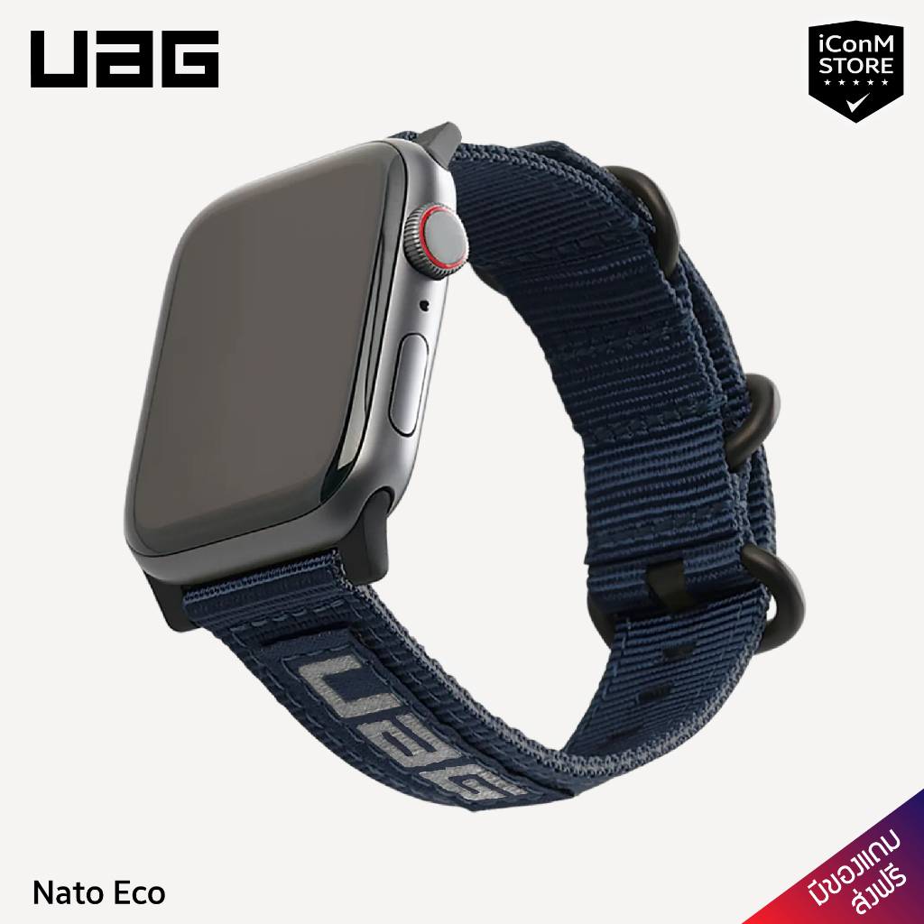[พร้อมส่ง] UAG รุ่น Nato Eco สายนาฬิกาสำหรับ Apple Watch Ultra, SE 2-1, 8-1 Series [ผ่อน0% ส่งฟรี มีของแถม]