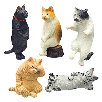 (มีของพร้อมส่ง) Gashapon กาชาปองพวงกุญแมว Toshio Asakuma Daily Life Of Cat yujin โมเดลแมว