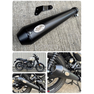 Diabolus exhaust Slip on for Royal Enfield hunter 350