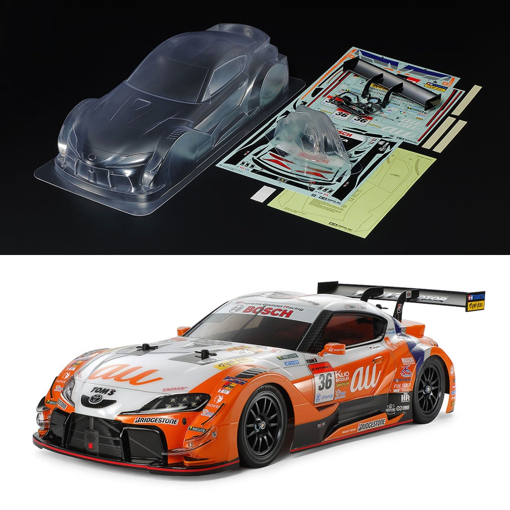 TAMIYA 51678 บอดี้ AU TOM'S GR SUPRA ยังไม่ได้ตัดเจาะและทำสี
