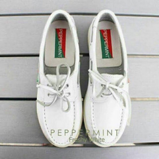 รองเท้าหนัง Peppermint สีขาว Size 7 (39/24.5cm)