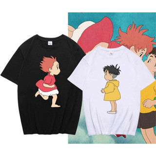 Cliff On Goldfish Kyi-Sousuke และ Ponyo คู่รักอนิเมะแขนสั้นน่ารักไม่ซ้ำใคร