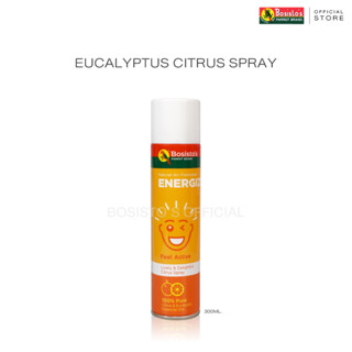 สเปรย์ยูคาลิปตัส ผสมซิตรัสส้ม โบสิสโต  สเปรย์นกแก้ว (Bosistos Eucalyptus Citrus Spray) 300ml.