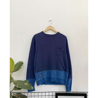 เสื้อสเวตเตอร์มือสองสีน้ำเงิน