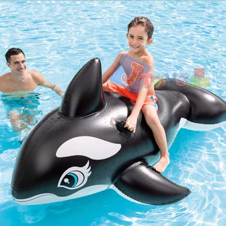 Intex Duck แพเป็ด รุ่น 57556 ขนาด 147*147*81 cm แพยาง แพนอน แพเป่าลม แพเป็ด