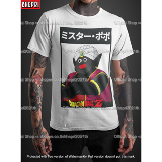 เสื้อยืด Unisex รุ่น มิสเตอร์โปโป้ Mr. Popo ดราก้อนบอลแซด Dragon Ball Z สวยใส่สบายแบรนด์ Khepri Cotton TC ระวังของปลอม!