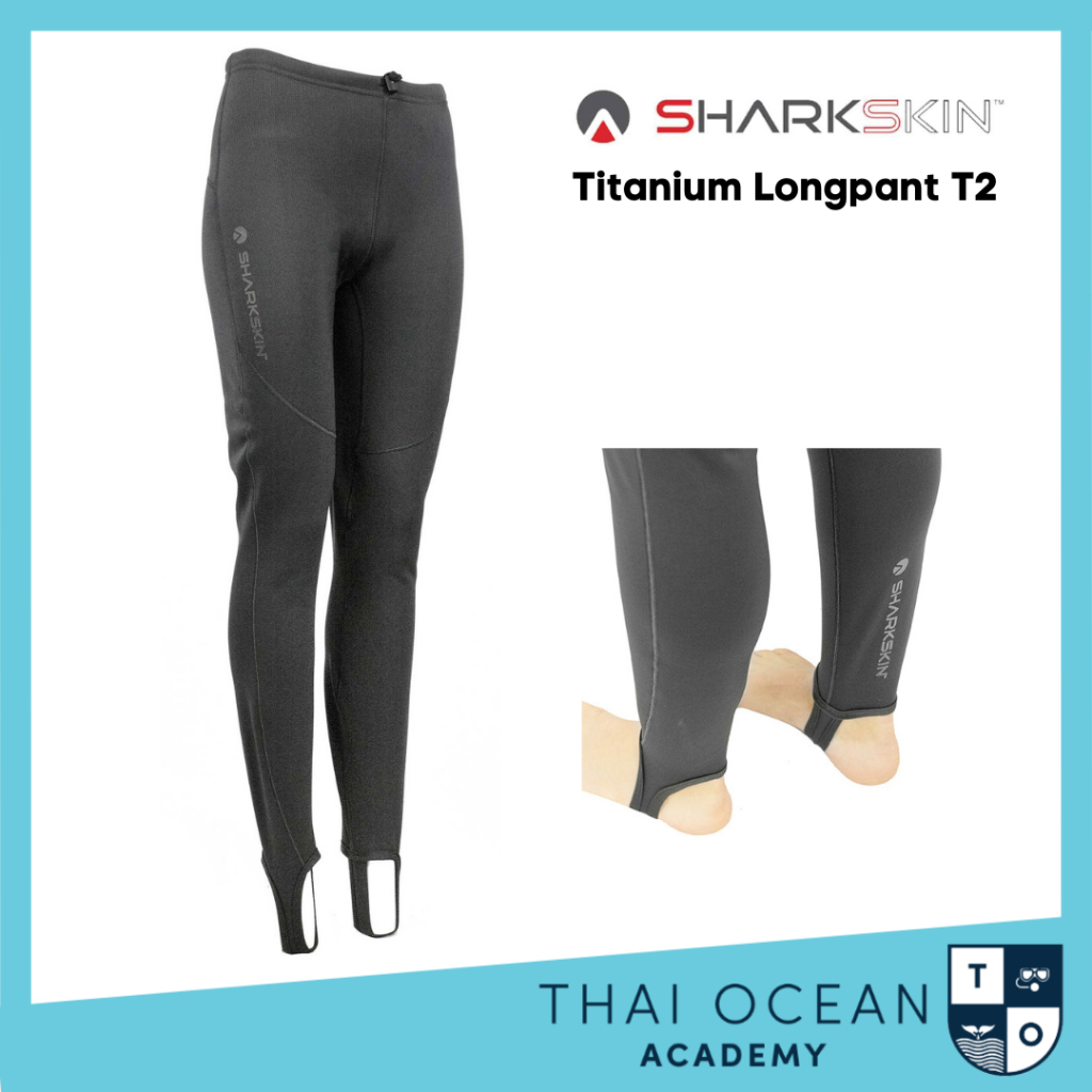 T2 สีใหม่ Black Edition ⚡ Sharkskin Titanium T2 Chillproof Long Sleeve Full Zip เสื้อเว็ทสูทดำน้ำสำหรับผู้หญิง