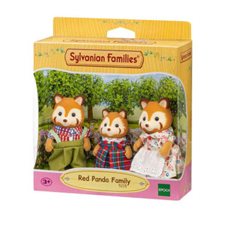 [ส่งตรงจากญี่ปุ่น] Sylvanian Families ชุดครอบครัวแพนด้า สีแดง รุ่นใหม่จากญี่ปุ่น