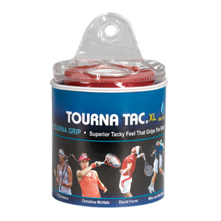 Tourna เทปพันด้าม/กริ๊ปพันด้ามไม้เทนนิส Tac 30XL Tour Travel Pouch Tape Racket Tennis | White ( 078914004247,TAC-30XLW )