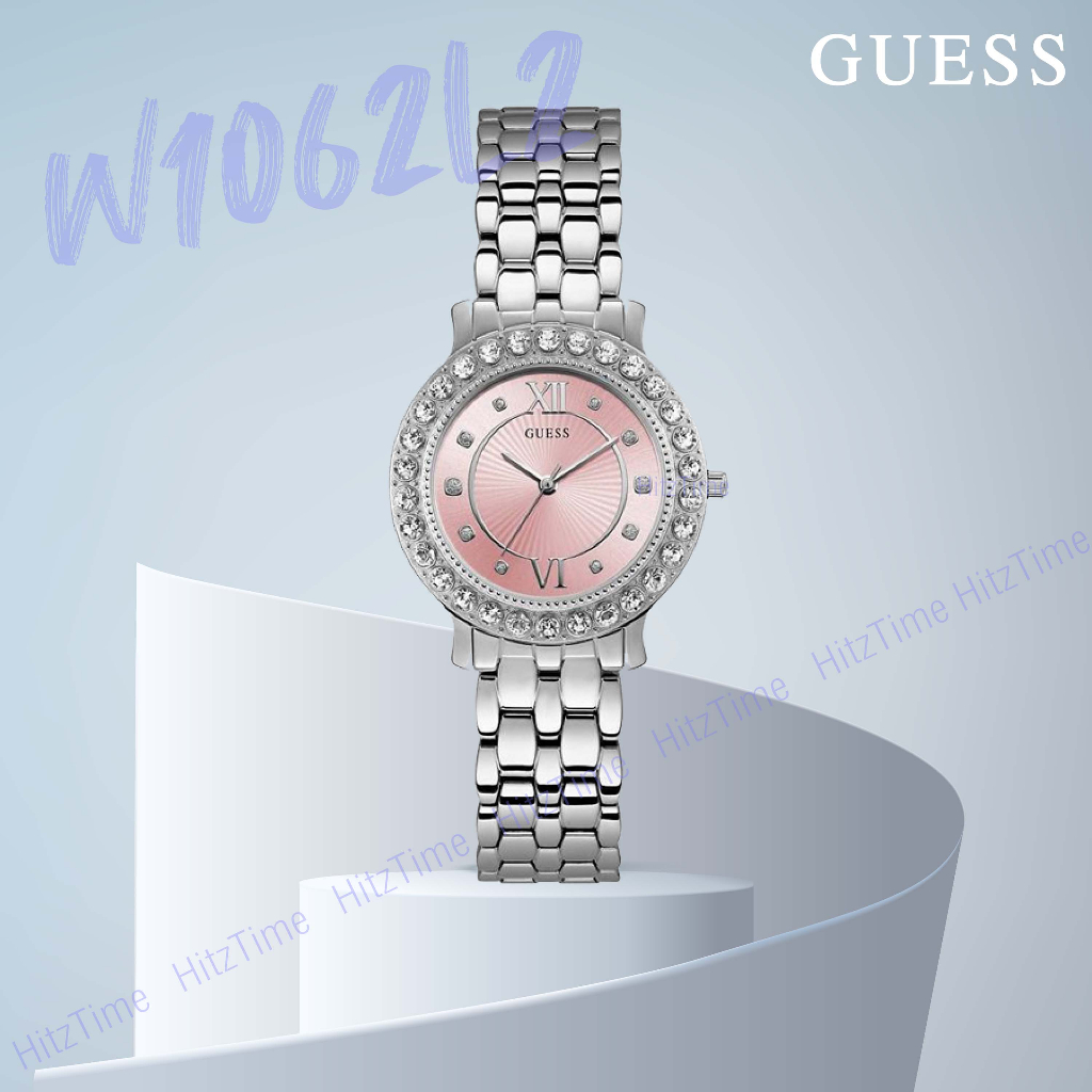 นาฬิกา Guess นาฬิกาข้อมือผู้หญิง รุ่น W1062L2 34mm นาฬิกาแบรนด์เนม สินค้าขายดี Watch Guess ของแท้ พร้อมส่ง