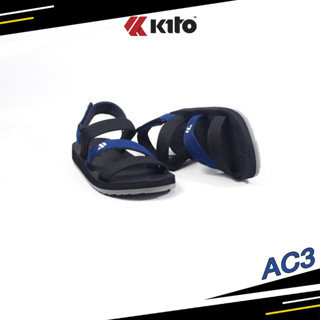 รองเท้ารัดส้น Kito รุ่น AC3 รองเท้าแฟชั่นผู้ชาย สามารถปรับสายได้ น้ำหนักเบา พื้นกันลื้นได้ดี ใส่สบาย ลิขสิทธิ์แท้ 100%