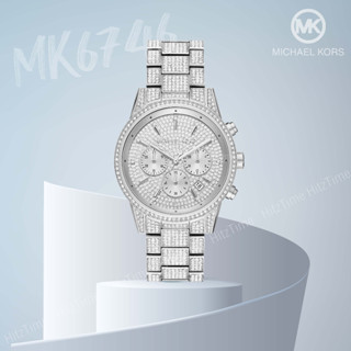 นาฬิกา MICHAEL KORS นาฬิกาข้อมือผู้หญิง แบรนด์เนมของแท้ รุ่น MK6746 นาฬิกาข้อมือ MICHAEL KORS นาฬิกากันน้ำ