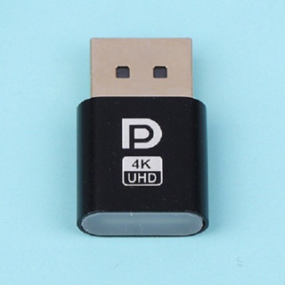 4K Displayport Dummy Plug DP อะแดปเตอร์แสดงผลเสมือนจริง อุปกรณ์เสริมเดสก์ท็อป