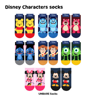 Disney Characters socks 🇰🇷 ถุงเท้าดิสนีย์ ถุงเท้านำเข้าจากเกาหลี ลิขสิทธิ์แท้