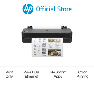 [ผ่อน 0%] HP DesignJet T230 24-inch Compact Large Format Plotter Printer (up to A1 size) with Mobile Printing