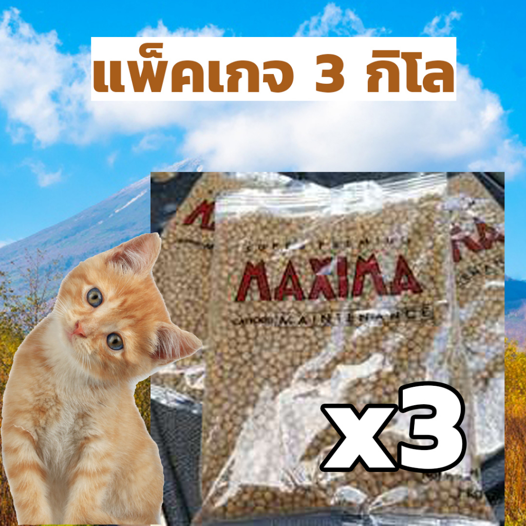 Maxima Cat Food แม็กซิม่า อาหารแมว แบ่งขาย